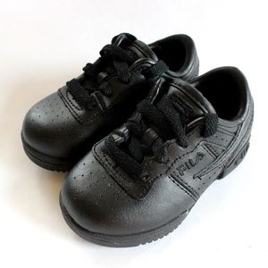 FILA Original Fitness Toddler Shoes Black 6